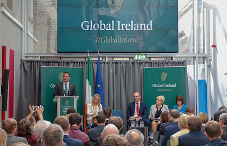 ▲ Taoiseach ra mắt Global Ireland: Ireland's Global Footprint to 2025. Nguồn ảnh: merrionstreet.ie